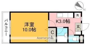 アシェル【3階】の間取り