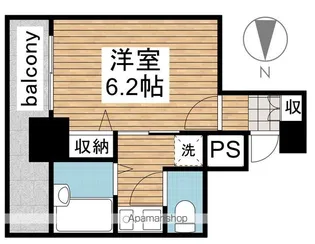 コアパレス常葉6【5階】の間取り