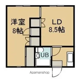 レジデンス時任【202号室】の間取り