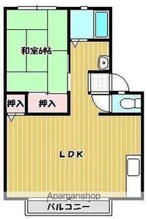 サンビレッジ弐番街C棟【1階】の間取り