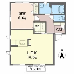 ソルディオ南盛岡【1階】の間取り