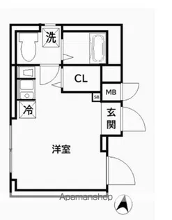 CREAL王子SOUTH【5階】の間取り