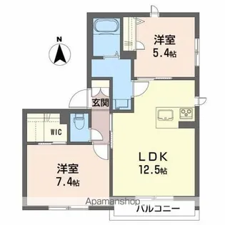 ノーボYM【1階】の間取り