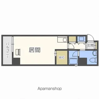 プライマル札幌北4条(旧TEADA北4条)【310号室】の間取り