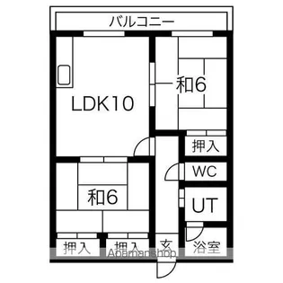 フォレストコーポ【303号室】の間取り