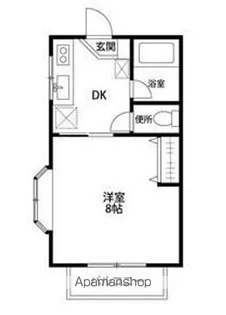 タウニーホワイトベル【1階】の間取り