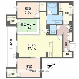 アルテーヌ浜寺元町(213-2)【2階】の間取り