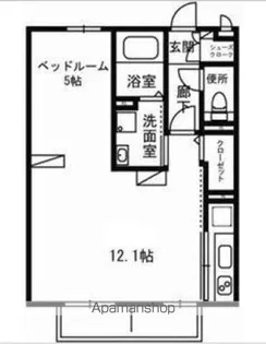フルールB【2階】の間取り
