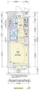 プレサンス ジェネ 赤羽 真正寺坂【2階】の間取り
