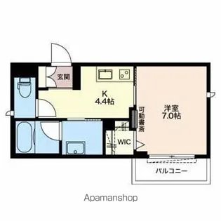 シャーメゾン松屋町【2階】の間取り