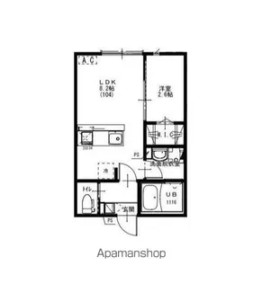 KEIAI RESIDENCE 我孫子【1階】の間取り
