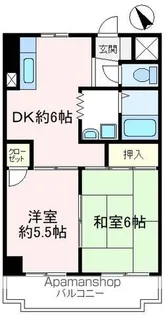 埼玉県狭山市入間川2丁目【マンション】の間取り