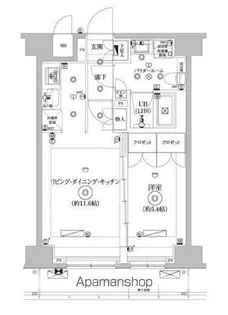 セジョリ墨田EASTⅢ【3階】の間取り