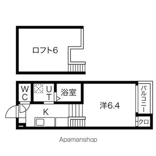 プランドール【201号室号室】の間取り