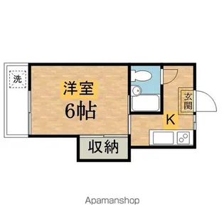 山王ハウス【203号室】の間取り