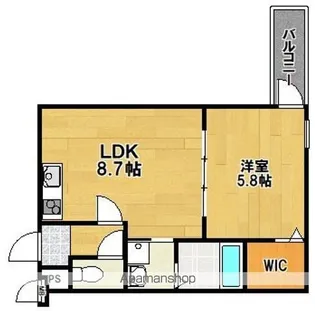 CHARME PARKSIDE Ⅱ【1階】の間取り