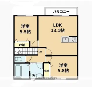 ポメロ【2階】の間取り