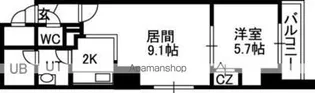 SAPPORO HILLS【9階】の間取り