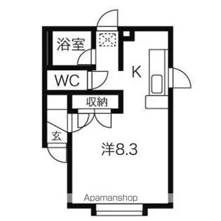 ハイツアーバン【D号室】の間取り