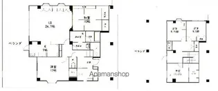 アビタシオンイースト【3階】の間取り