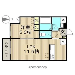 プラネッツ【1階】の間取り