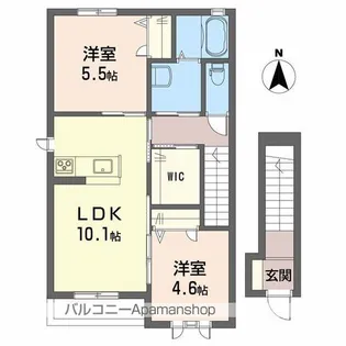 リオン・エフ【2階】の間取り