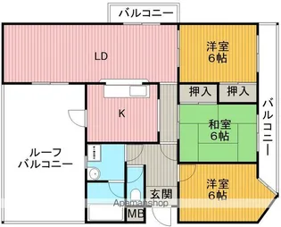 ハーモニー1【5階】の間取り