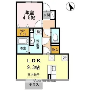 リーブル【1階】の間取り