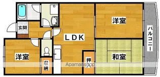 ネイティヴプレイスN’S【303号室】の間取り