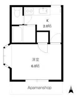 ハイツコーセイ【201号室号室】の間取り