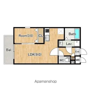 ジーメゾン我孫子セレニテ【1階】の間取り