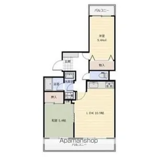 エスポア江南Ⅱ【402号室】の間取り