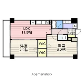 千葉ポートイースト【8階】の間取り