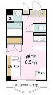 柏木YKハイツ【4階】の間取り