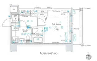 RZPLACE.AZEST高島平【5階】の間取り