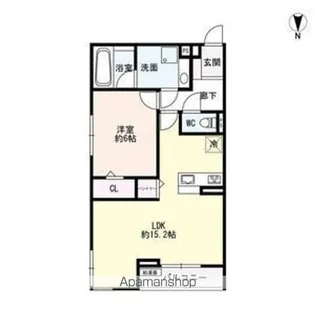 luvita新福寺町【2階】の間取り