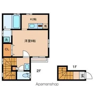 フレシール【2階】の間取り