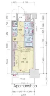 プレサンス上前津ディアシス【7階】の間取り