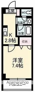 JRBハイツ倉敷【2階】の間取り