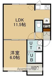 ユアーズ石川【201号室】の間取り