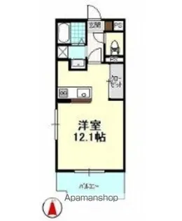 グランストーク上西【3階】の間取り