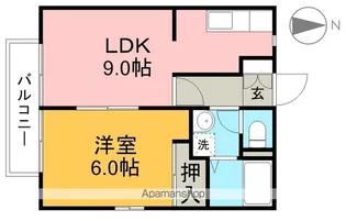 KSハイツ【2階】の間取り