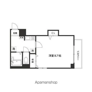 N’sフラット【2階】の間取り