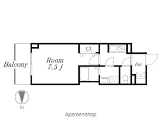 S-RESIDENCE庄内通駅前curere(クラーレ)【3階】の間取り