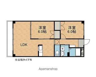 マンションバンガード【1階】の間取り