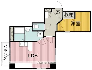 リーフジャルダンミラノ【4階】の間取り