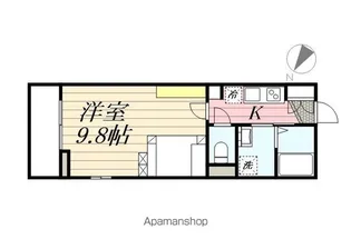 ウィンドテラス大久保Ⅱ【1階】の間取り