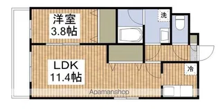 学校町ハイツ【102号室】の間取り