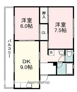 有賀ハイツ【307号室】の間取り