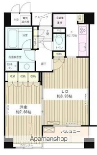 エル・セレーノ西早稲田【1階】の間取り